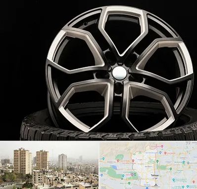 فروشگاه رینگ و لاستیک در منطقه 5 تهران