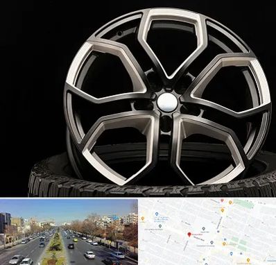 فروشگاه رینگ و لاستیک در بلوار معلم مشهد