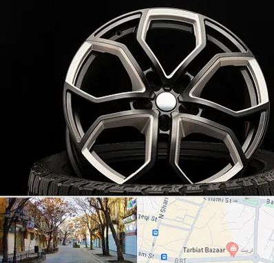 فروشگاه رینگ و لاستیک در تربیت تبریز