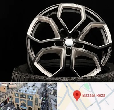 فروشگاه رینگ و لاستیک در بازار رضا مشهد