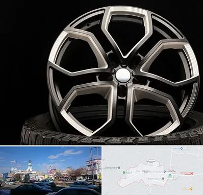 فروشگاه رینگ و لاستیک در ماهدشت کرج