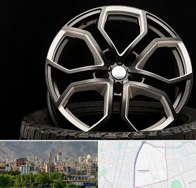 فروشگاه رینگ و لاستیک در جمشیدیه