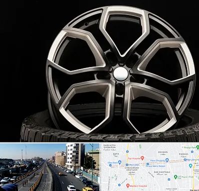 فروشگاه رینگ و لاستیک در پیروزی 