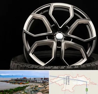 فروشگاه رینگ و لاستیک در بندر ترکمن