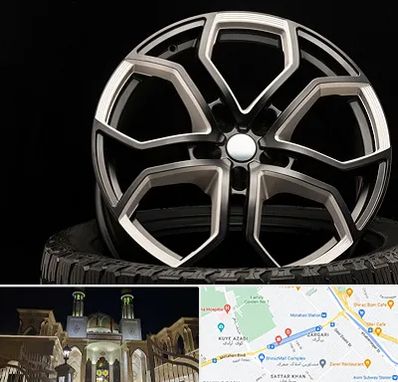 فروشگاه رینگ و لاستیک در زرگری شیراز