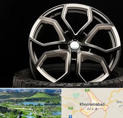 فروشگاه رینگ و لاستیک در خرم آباد