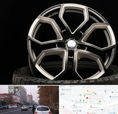 فروشگاه رینگ و لاستیک در کارگر شمالی