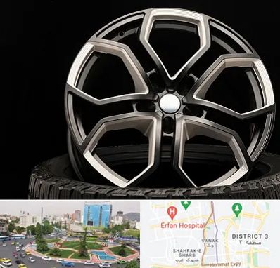 فروشگاه رینگ و لاستیک در ونک 