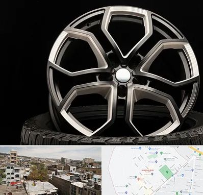 فروشگاه رینگ و لاستیک در شمیران نو