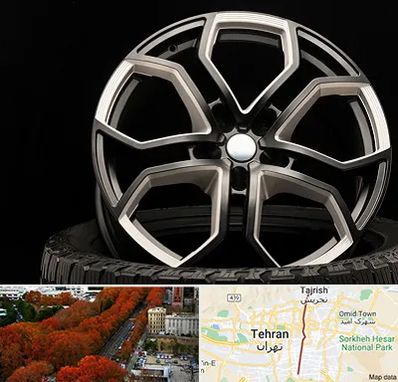 فروشگاه رینگ و لاستیک در ولیعصر 