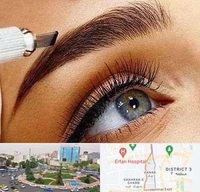 آموزش فیبروز ابرو در ونک 