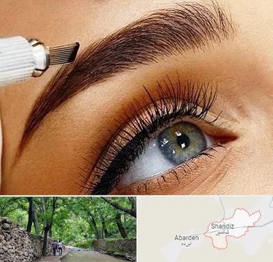 آموزش فیبروز ابرو در شاندیز مشهد