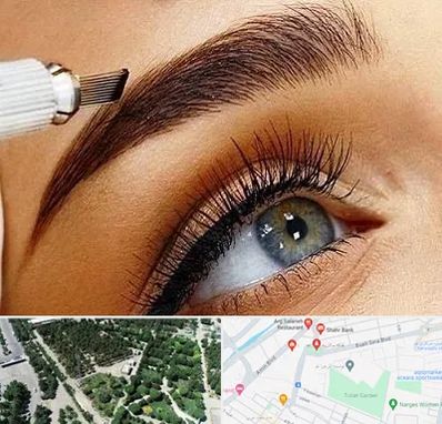 آموزش فیبروز ابرو در سالاریه قم