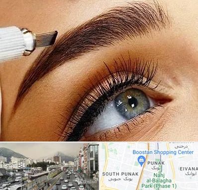 آموزش فیبروز ابرو در پونک 