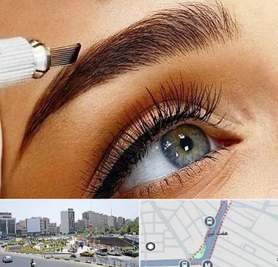 آموزش فیبروز ابرو در هفت تیر