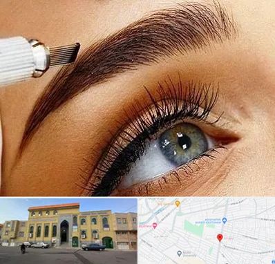 آموزش فیبروز ابرو در زنبیل آباد قم