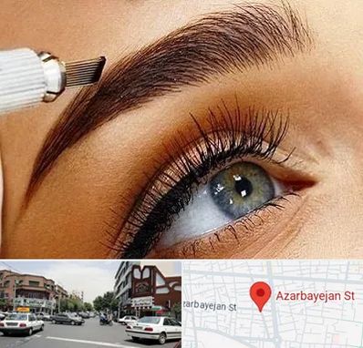 آموزش فیبروز ابرو در خیابان آذربایجان