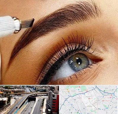 آموزش فیبروز ابرو در ستارخان شیراز