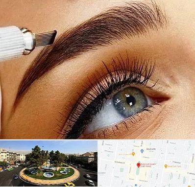 آموزش فیبروز ابرو در هفت حوض