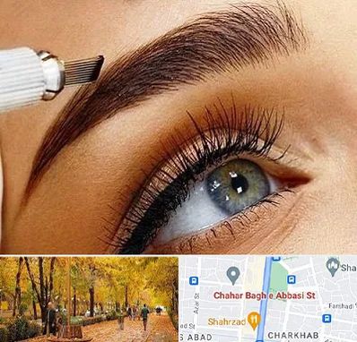 آموزش فیبروز ابرو در چهارباغ اصفهان
