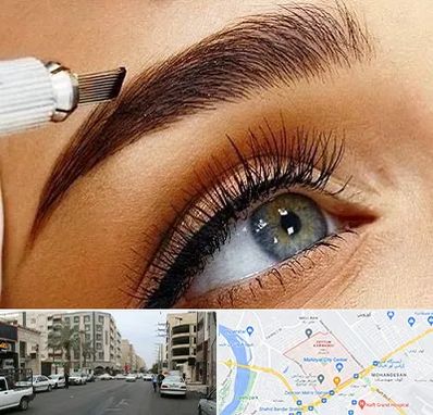 آموزش فیبروز ابرو در زیتون کارمندی اهواز