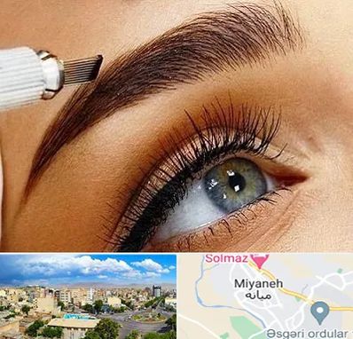 آموزش فیبروز ابرو در میانه