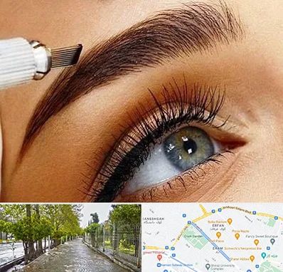 آموزش فیبروز ابرو در خیابان ارم شیراز