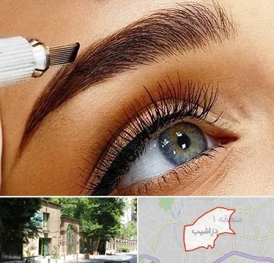 آموزش فیبروز ابرو در دزاشیب
