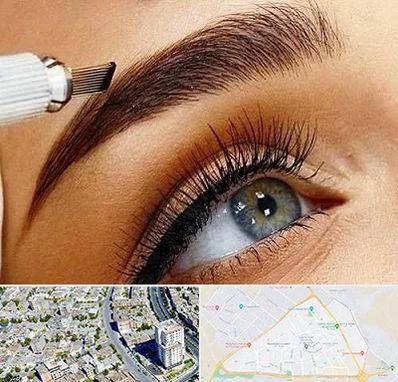 آموزش فیبروز ابرو در قاسم آباد مشهد