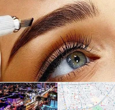 آموزش فیبروز ابرو در منظریه رشت