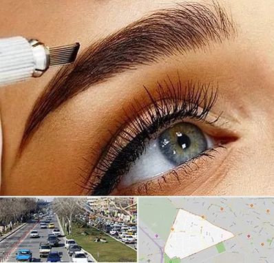 آموزش فیبروز ابرو در احمدآباد مشهد