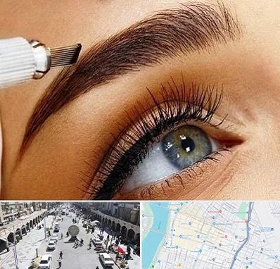 آموزش فیبروز ابرو در نادری اهواز