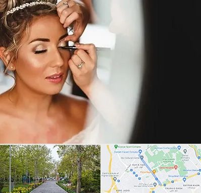 آموزش گریم عروس در قدوسی غربی شیراز