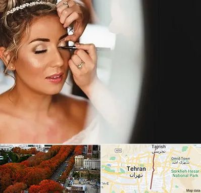 آموزش گریم عروس در ولیعصر 
