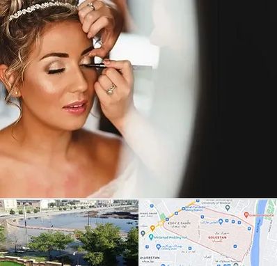 آموزش گریم عروس در گلستان اهواز