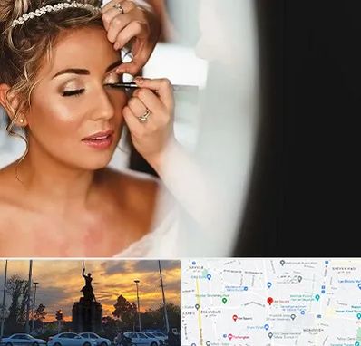 آموزش گریم عروس در میدان حر