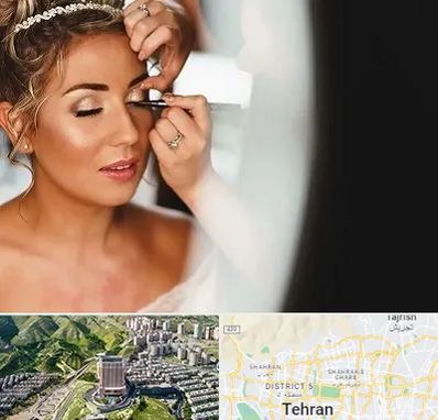 آموزش گریم عروس در شمال تهران 