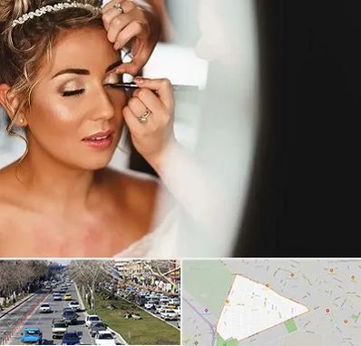 آموزش گریم عروس در احمدآباد مشهد