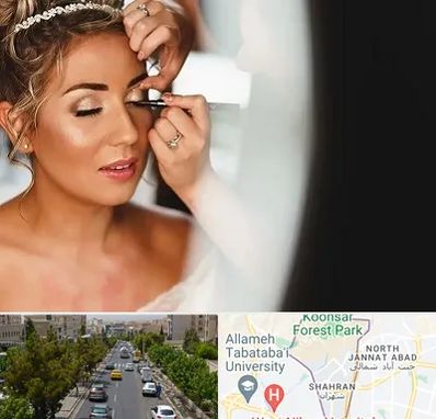 آموزش گریم عروس در شهران 