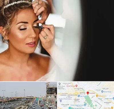 آموزش گریم عروس در بلوار توس مشهد