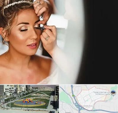 آموزش گریم عروس در مرزداران تبریز