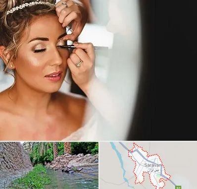 آموزش گریم عروس در سراوان