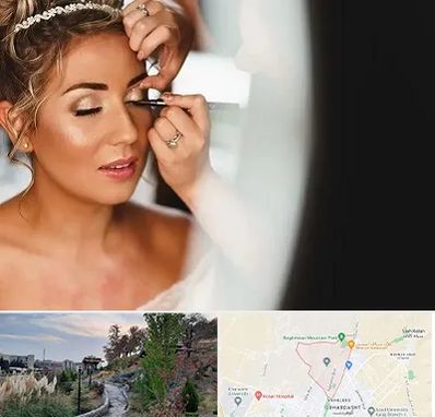 آموزش گریم عروس در باغستان کرج