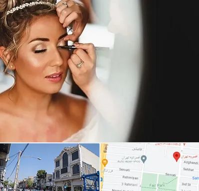 آموزش گریم عروس در افسریه 