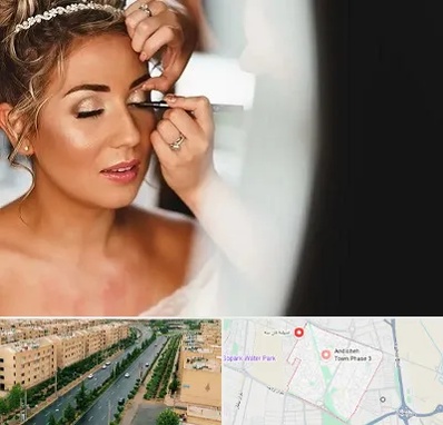 آموزش گریم عروس در فاز سه اندیشه