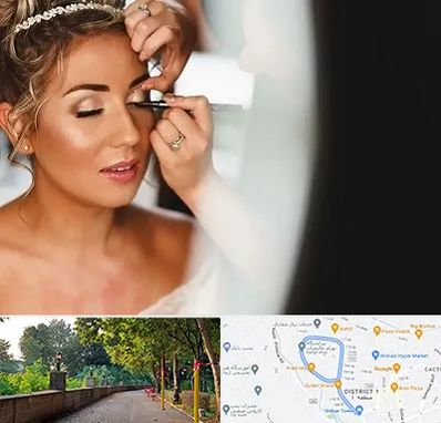 آموزش گریم عروس در فلکه گاز رشت