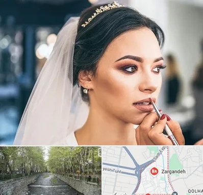 آموزش میکاپ عروس در زرگنده