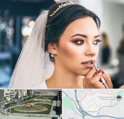 آموزش میکاپ عروس در مرزداران تبریز