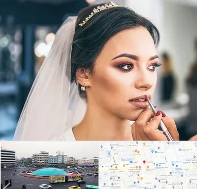 آموزش میکاپ عروس در میدان انقلاب