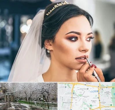 آموزش میکاپ عروس در باغ فیض